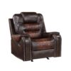 L421 - Harlow ( Brown ) RECLINING CHAIR