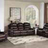L421 - Harlow ( Brown ) RECLINING CHAIR