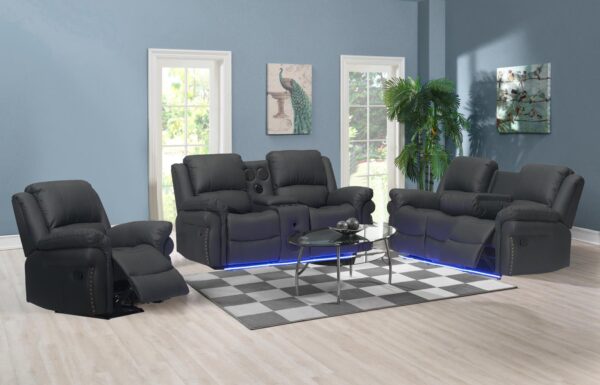 L430 - Cesar ( Black ) RECLINING CHAIR