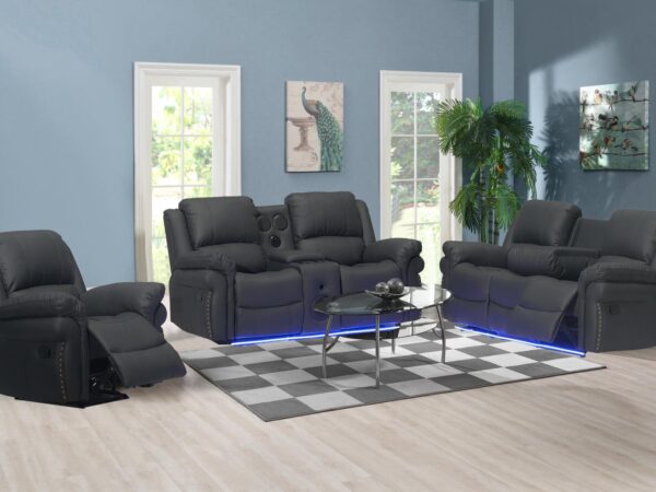 L430 - Cesar ( Black ) RECLINING CHAIR