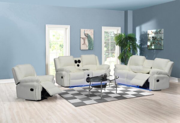L432 - Cesar ( White ) RECLINING CHAIR