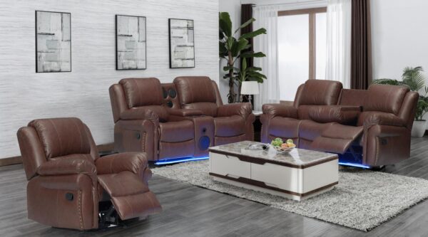 L433 - Cesar ( Brown ) RECLINING CHAIR