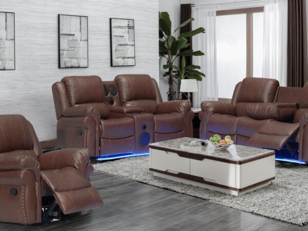 L433 - Cesar ( Brown ) RECLINING CHAIR