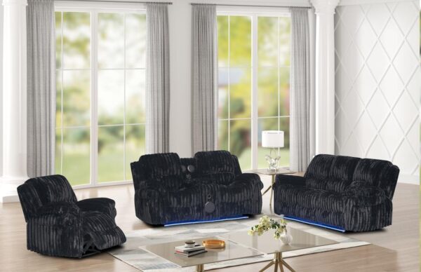 L435 - Cesar ( Black ) RECLINING CHAIR