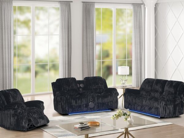 L435 - Cesar ( Black ) RECLINING CHAIR