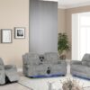 L436 - Cesar ( Grey ) RECLINING CHAIR