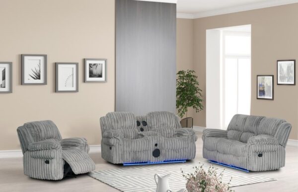 L436 - Cesar ( Grey ) RECLINING CHAIR
