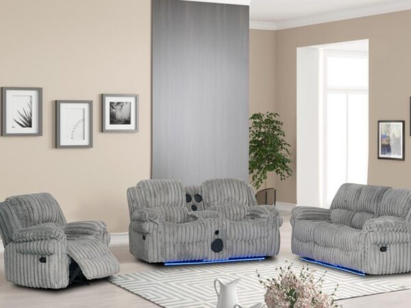 L436 - Cesar ( Grey ) RECLINING CHAIR
