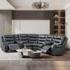 L450 - Victor ( Black ) 3 PC Reclining Black Sectional