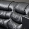 L450 - Victor ( Black ) 3 PC Reclining Black Sectional