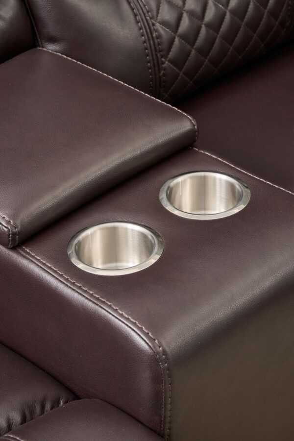 L451 - Victor ( Brown ) 3 PC Reclining Brown Sectional