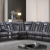L468 - Zachary Gray 3PC Power Sectional