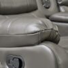 L471 - Sergio ( Grey ) LAF Rec Loveseat W/ Console,Speaker,LED
