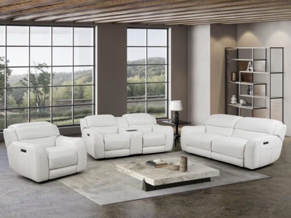 L480 - MARCO WHITE Power Reclining Chair