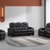 L490 - Braden Black 2PC (Power Sofa & Loveseat)