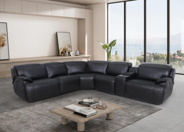 L496 - Marco Black Power Armless Chair