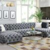 L706 - Quinn Grey ARMLESS LOVESEAT