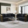 L830 - Alonso (Black) 2 PC ( Sofa & Loveseat )