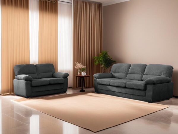 L910 - Prada Grey 2PC (Sofa & Loveseat)