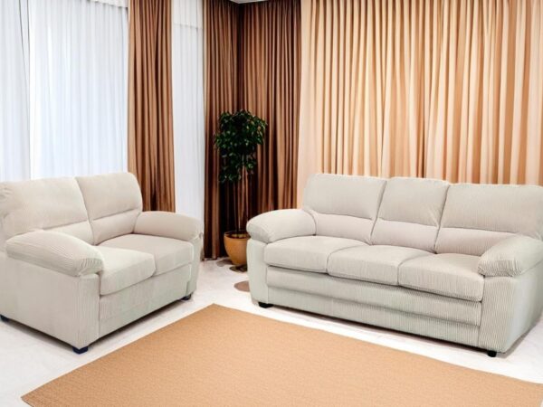 L911 - Prada Beige 2PC (Sofa & Loveseat)