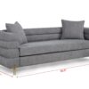 L926 - Hank Grey Chair Seat & Back