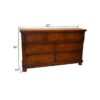 B420 - Carson Brown Carson Queen/King Side Rails