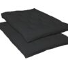 7. 5-inch Deluxe Innerspring Futon Pad Black