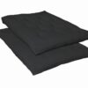 7-inch Deluxe Futon Pad Black