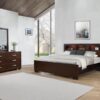 Jessica 4-piece Eastern King Bedroom Set Cappuccino