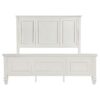 Sandy Beach 63-inch California King Panel Bed Cream White