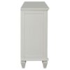 Sandy Beach 11-drawer Dresser Cream White
