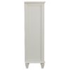 Sandy Beach 8-drawer Door Chest Cream White