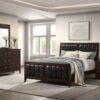 Carlton 4-piece California King Bedroom Set Cappuccino