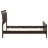 Carlton Wood Twin Panel Bed Cappuccino