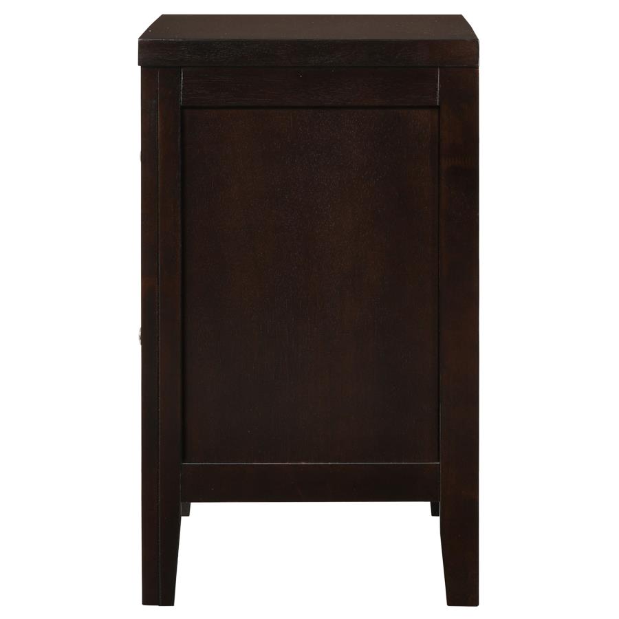 Carlton 2-drawer Nightstand Cappuccino