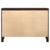 Carlton 6-drawer Dresser Cappuccino