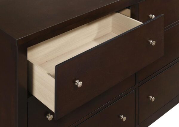 Carlton 6-drawer Dresser Cappuccino