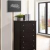Carlton 5-drawer Bedroom Chest Cappuccino