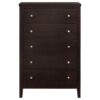 Carlton 5-drawer Bedroom Chest Cappuccino