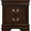 Louis Philippe 4-piece Eastern King Bedroom Set Cappuccino