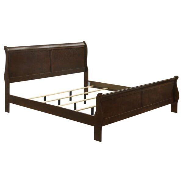 Louis Philippe 5-piece Eastern King Bedroom Set Cappuccino