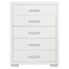 Jessica 5-drawer Bedroom Chest Snow White