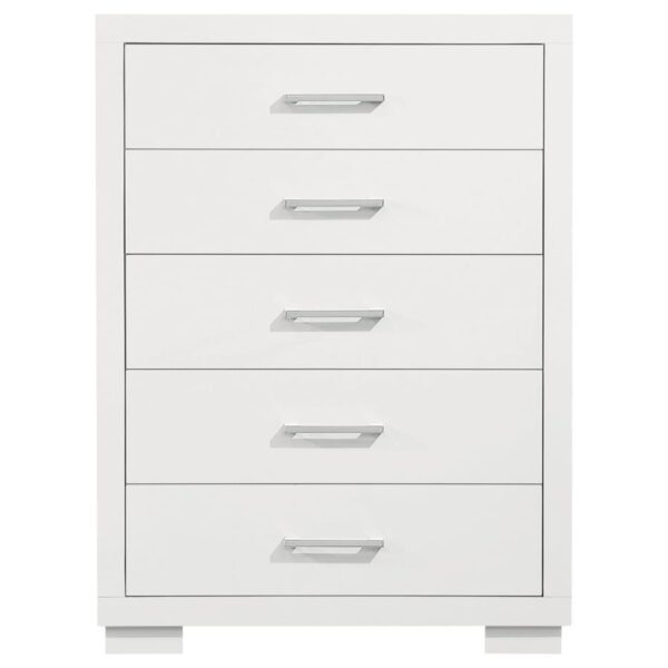 Jessica 5-drawer Bedroom Chest Snow White