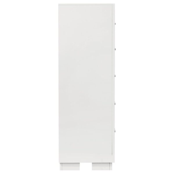 Jessica 5-drawer Bedroom Chest Snow White