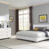 Felicity 4-piece California King Bedroom Set White Gloss