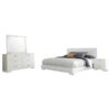 Felicity 4-piece California King Bedroom Set White Gloss