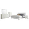 Felicity 5-piece California King Bedroom Set White Gloss