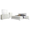 Felicity 6-piece California King Bedroom Set White Gloss