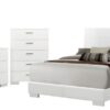 Felicity 5-piece California King Bedroom Set White Gloss