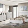 Felicity 53-inch Upholstered Full Platform Bed White
